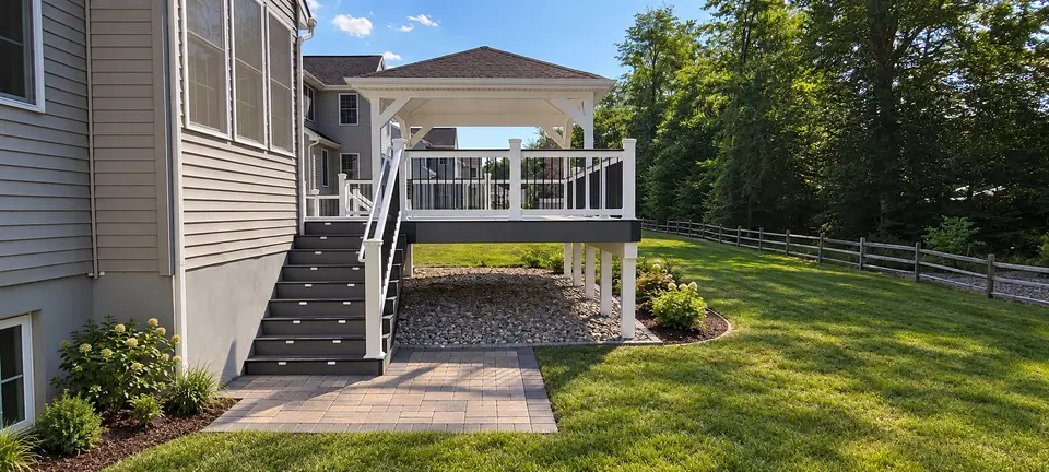 Covered Decks & Gazebos project completed by Zenna Decks