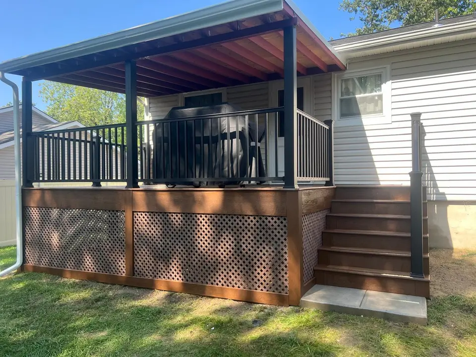 Covered Decks & Gazebos project completed by Zenna Decks